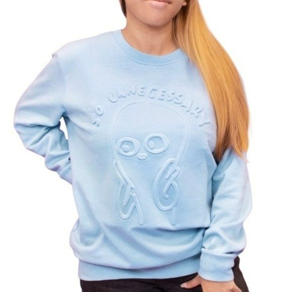 So Unnecessary Sweatshirt by Nathan Pyle from Urban Outfitters Size Small - Picture 1 of 5